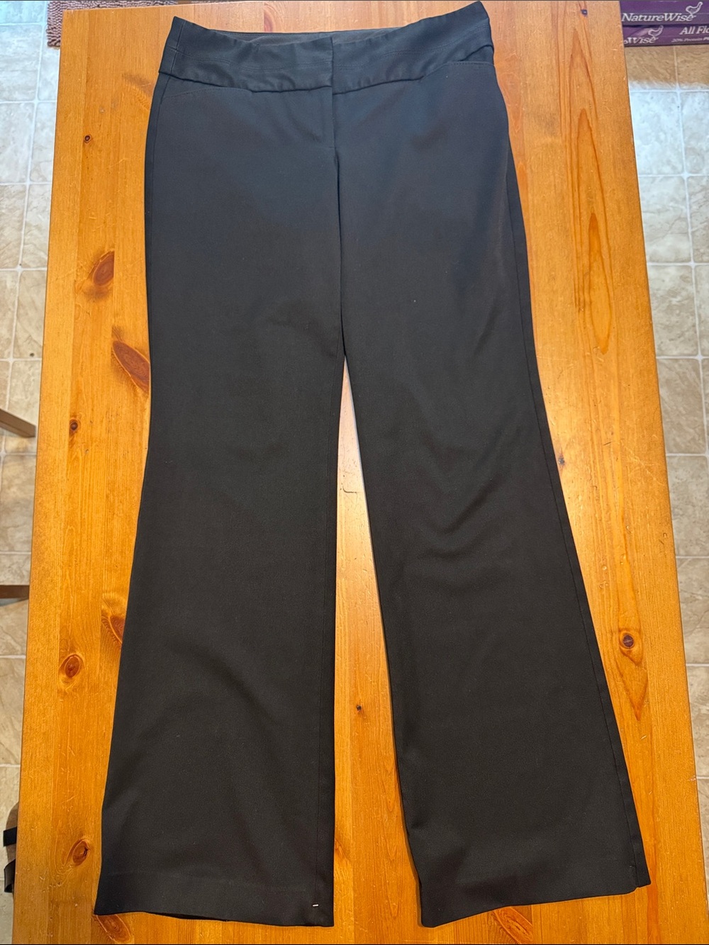 Express Women's Black Wide-Leg Dress Pants